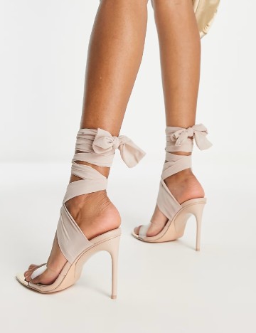 Sandale Public Desire, crem