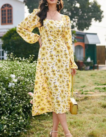 
						Rochie medie SHEIN, galben