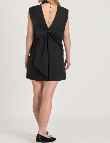 Rochie scurta Pieces, negru