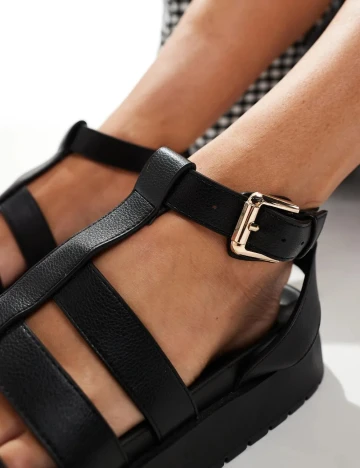 Sandale Bershka, negru