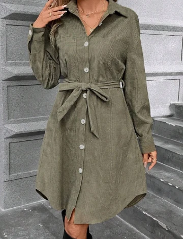 Rochie scurta SHEIN, verde