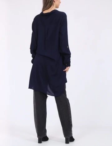 Camasa Vero Moda, bleumarin inchis