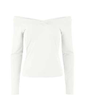 Bluza Pieces, alb