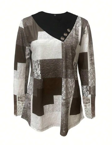 
						Bluza SHEIN, alb/maro