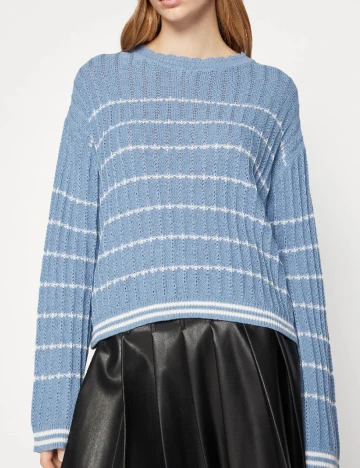 Bluza Pieces, albastru