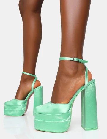 Pantofi Public Desire, turcoaz
