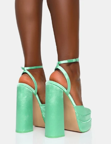 Pantofi Public Desire, turcoaz
