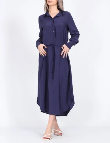 Rochie medie Vero Moda, bleumarin Albastru