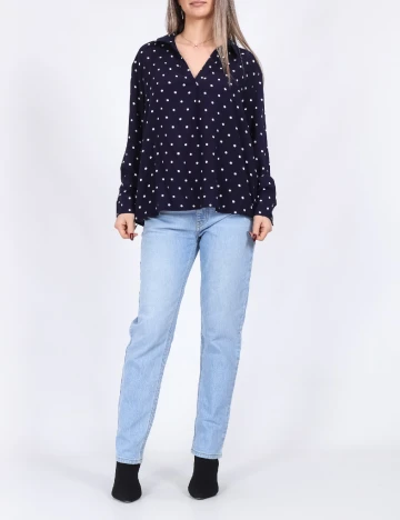 Camasa Vero Moda, bleumarin Albastru