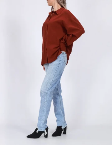 Camasa Vero Moda, caramiziu