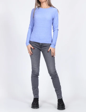 Bluza Pieces, albastru Albastru