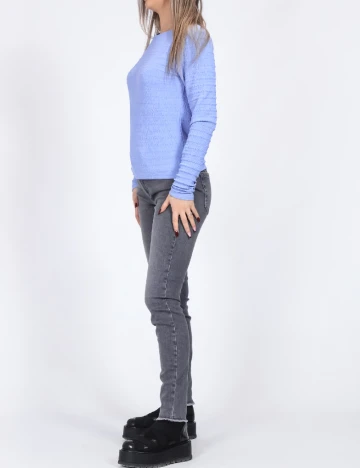 Bluza Pieces, albastru Albastru