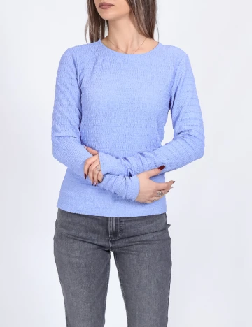 Bluza Pieces, albastru Albastru