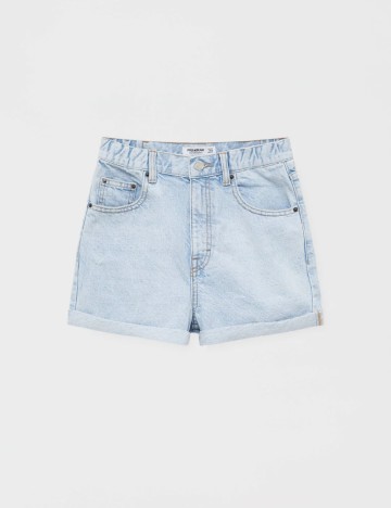 Pantaloni scurti Pull&Bear, albastru