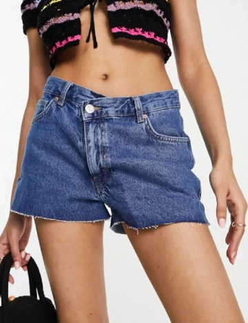 Pantaloni scurti Pull&Bear, albastru