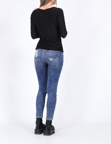 Bluza Pieces, negru