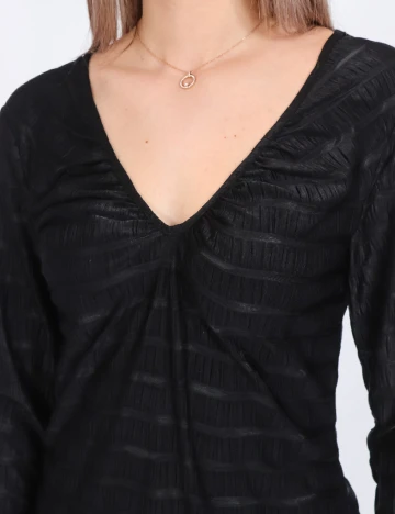 Bluza Pieces, negru