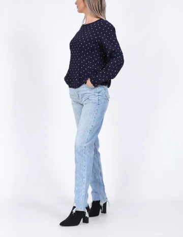 Bluza Vero Moda, bleumarin