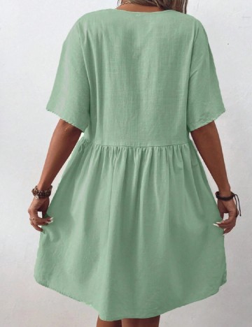Rochie scurta SHEIN, verde