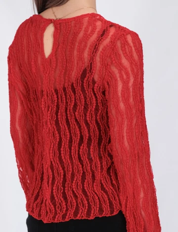 Bluza Pieces, rosu Rosu