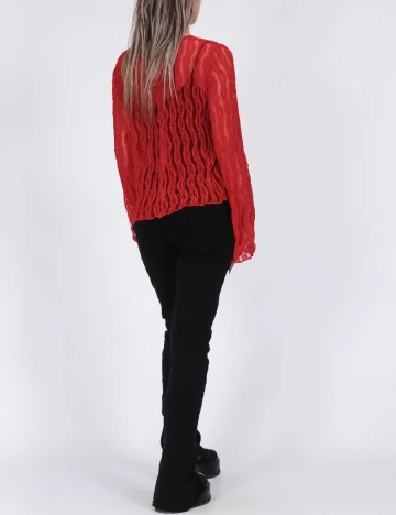 Bluza Pieces, rosu Rosu