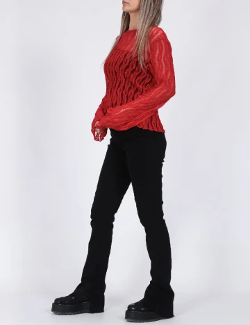 Bluza Pieces, rosu Rosu