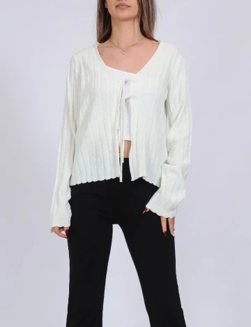 Bluza Pieces, alb