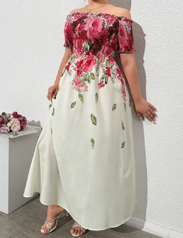 Rochie lunga SHEIN CURVE, mix culori