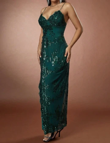 Rochie lunga D&M, verde