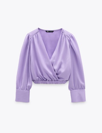 Camasa Zara, lavanda, M