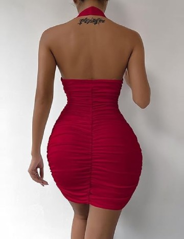 Rochie scurta SHEIN, rosu
