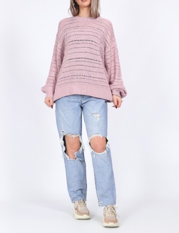 
						Bluza Pieces, roz pudra