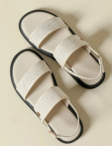 Sandale SHEIN, crem Crem