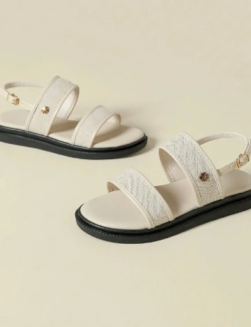 Sandale SHEIN, crem Crem