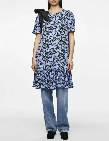 Rochie scurta Pieces, floral print