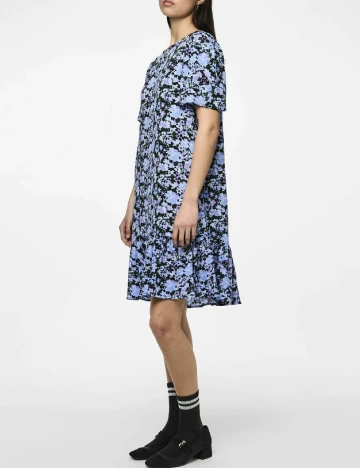 Rochie scurta Pieces, floral print