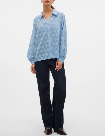 
						Camasa Vero Moda Curve, albastru