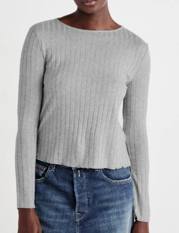 Bluza Pieces, gri Gri