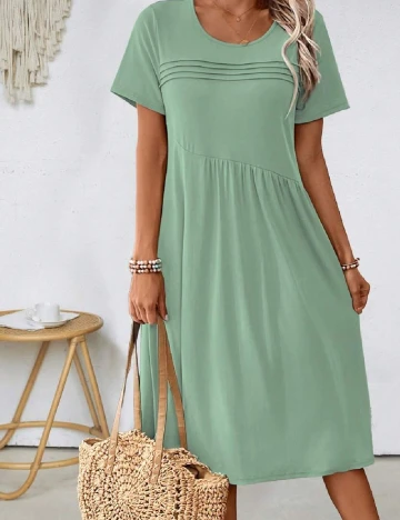 Rochie medie SHEIN, verde