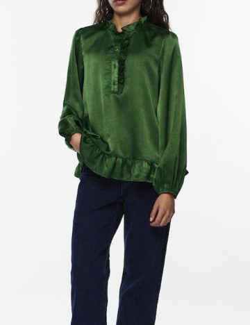 
						Bluza Pieces, verde