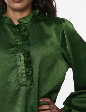 Bluza Pieces, verde