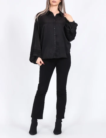 Camasa Pieces, negru