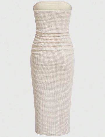 Rochie lunga SHEIN, crem