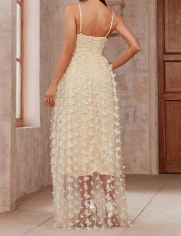Rochie lunga SHEIN, crem