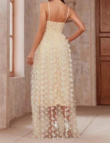 Rochie lunga SHEIN, crem