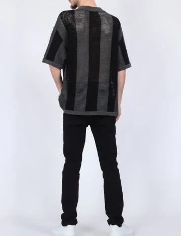 Bluza Jack&Jones, gri/negru
