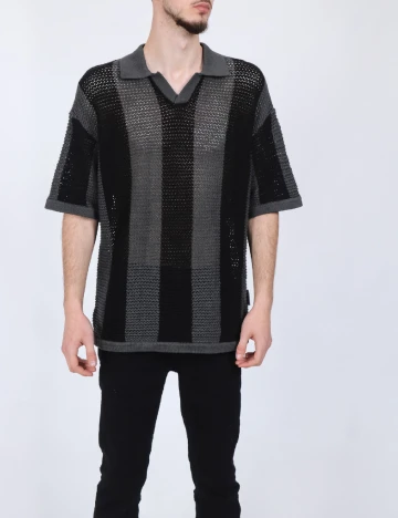 Bluza Jack&Jones, gri/negru