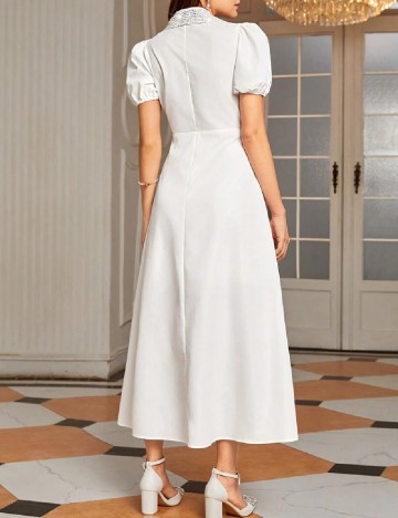 Rochie lunga Shein Kids, alb