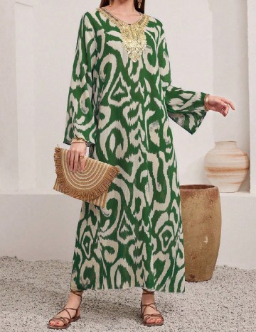 
						Rochie lunga SHEIN, verde
