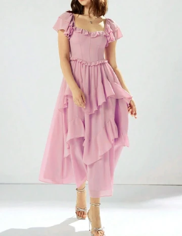 Rochie lunga SHEIN, roz